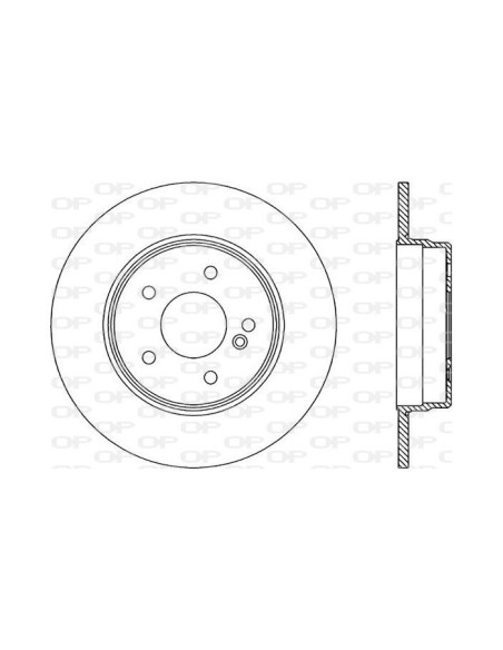 OPEN PARTS DISCO FRENO BDR1316.10