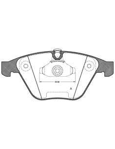 OPEN PARTS PASTIGLIE FRENO BPA0857.00