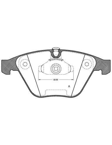 OPEN PARTS PASTIGLIE FRENO BPA0857.00