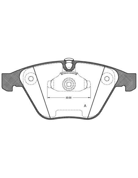 OPEN PARTS PASTIGLIE FRENO BPA0857.00