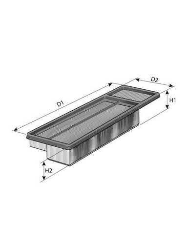 PURFLUX FILTRO ARIA A1455