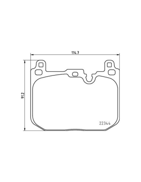 BREMBO PASTIGLIE FRENO P 06 097