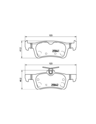 BREMBO PASTIGLIE FRENO P 24 204