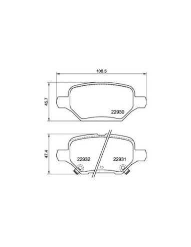 BREMBO PASTIGLIE FRENO P 59 099