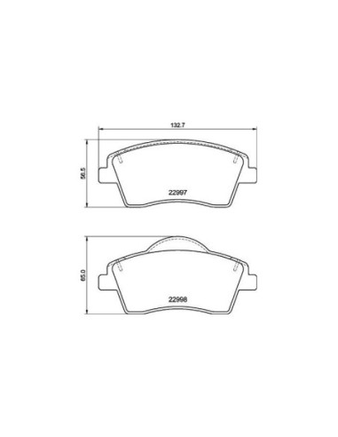 BREMBO PASTIGLIE FRENO P 86 033