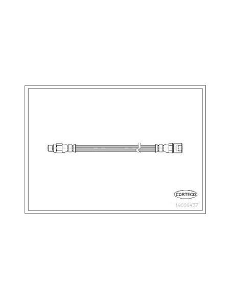 CORTECO FLESSIBILE DEL FRENO 19026437