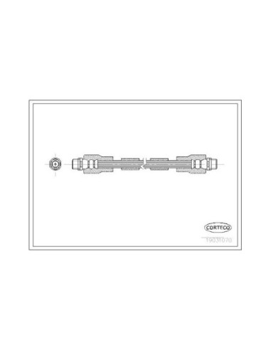 CORTECO FLESSIBILE DEL FRENO 19031070