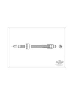 CORTECO FLESSIBILE DEL FRENO 19034337 2