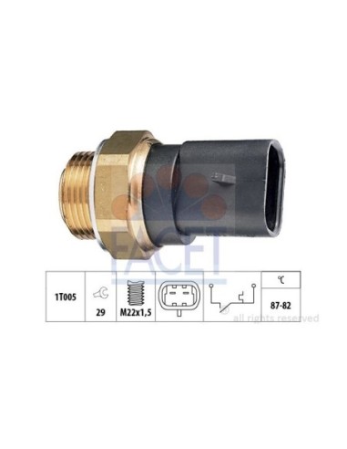 FACET TERMOCONTATTO, VENTOLA RADIATORE 7.5102