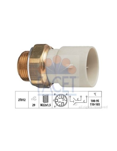 FACET TERMOCONTATTO, VENTOLA RADIATORE 7.5632