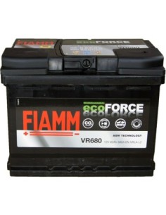 Batteria auto Fiamm Agm 60Ah 680A 12V
