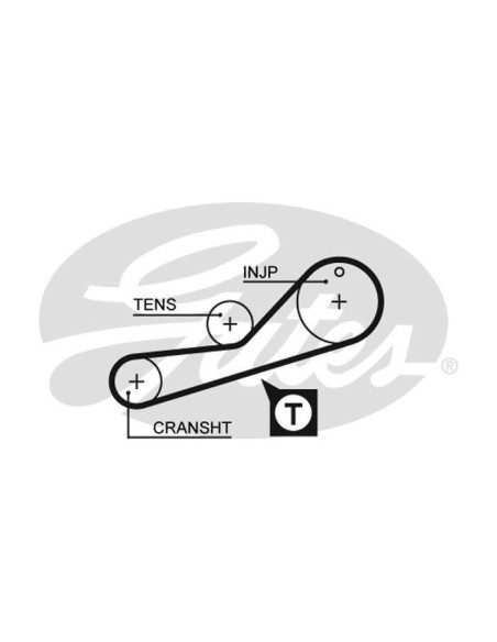 GATES KIT CINGHIE DENTATE K035451XS