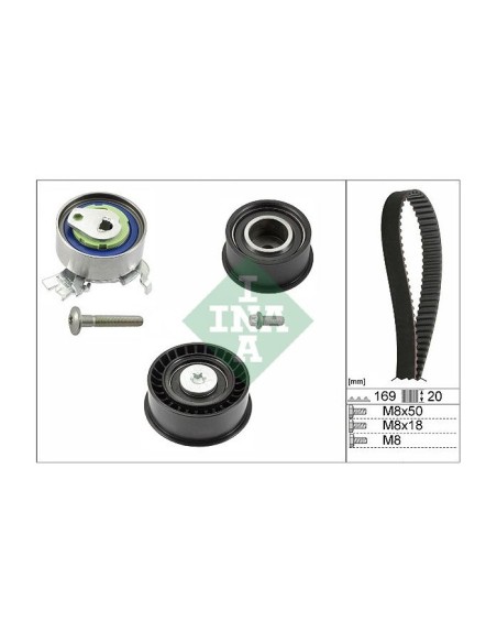 INA KIT CINGHIE DENTATE 530007810