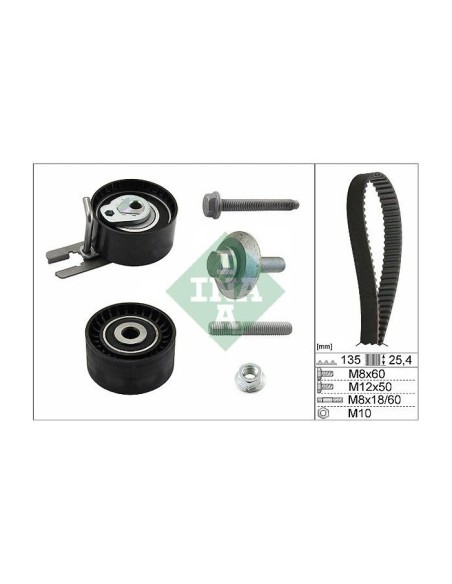 INA KIT CINGHIE DENTATE 530036910