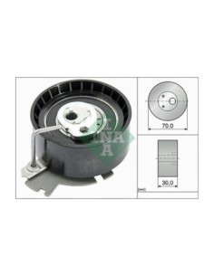 INA RULLO TENDITORE, CINGHIA DENTATA 531063210