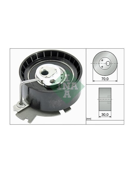 INA RULLO TENDITORE, CINGHIA DENTATA 531063210