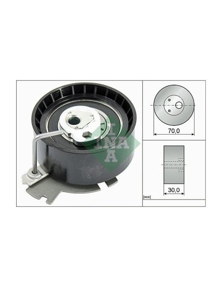 INA RULLO TENDITORE, CINGHIA DENTATA 531063210