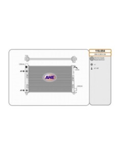 AHE - FOUR SEASONS RADIATORE, RAFFREDDAMENTO MOTORE 118.054 2