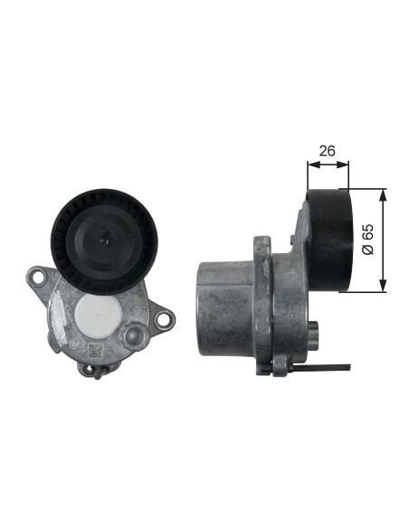 GATES TENDICINGHIA, CINGHIA POLY-V T39196