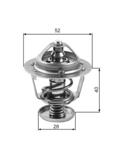 GATES TERMOSTATO, REFRIGERANTE TH24782G1