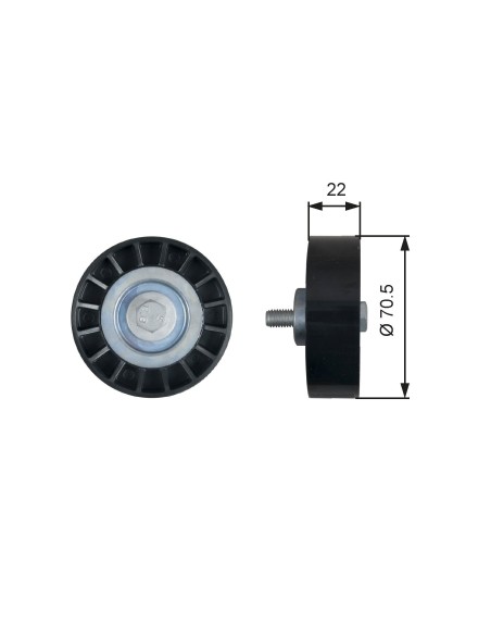 GATES GALOPPINO/GUIDACINGHIA, CINGHIA POLY-V T36607