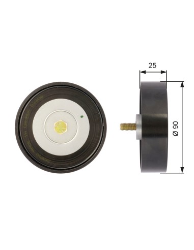 GATES GALOPPINO/GUIDACINGHIA, CINGHIA POLY-V T36080