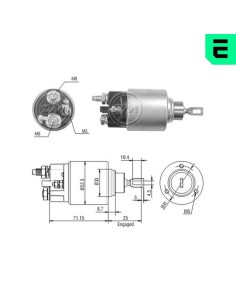 ERA ELETTROMAGNETE, MOTORE D'AVVIAMENTO ZM376