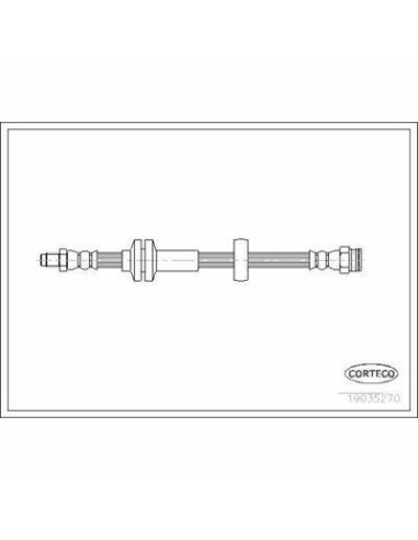 CORTECO FLESSIBILE DEL FRENO 19035270