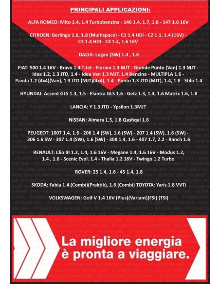 Batteria FIAMM Titanium, per auto, 12V 50Ah 460A.