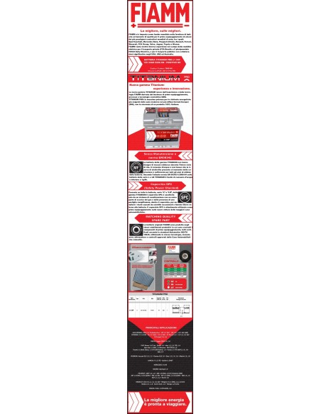 Batteria auto FIAMM 12V 54Ah 520A