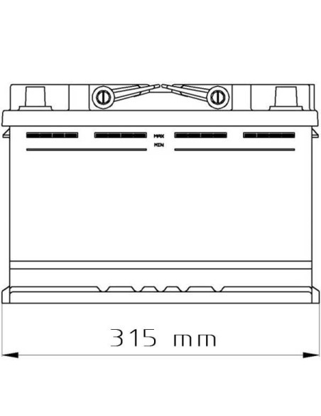 BATTERIE AUTO FIAMM 12V 85AH 760A - L4B 85P - 7905158