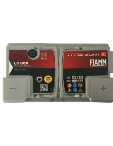 BATTERIE AUTO FIAMM 12V 80AH 730A - L3 80P - 7905157