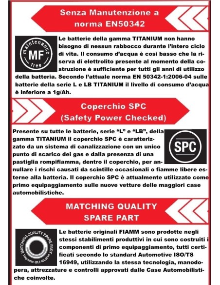 BATTERIE AUTO FIAMM 12V 80AH 730A - L3 80P - 7905157