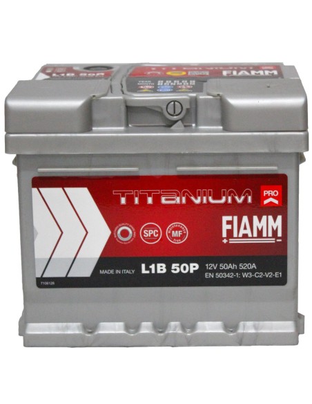 BATTERIE AUTO FIAMM 12V 50 Ah 520A - L1B 50P - 7905144