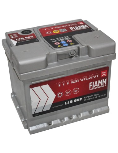 BATTERIE AUTO FIAMM 12V 50 Ah 520A - L1B 50P - 7905144