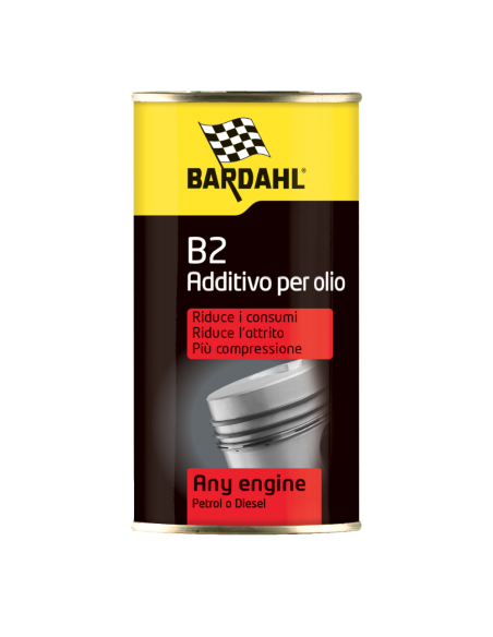 Additivo Olio Motore Bardahl B2 Oil Treatment 300 ml – Riduce Consumo Olio