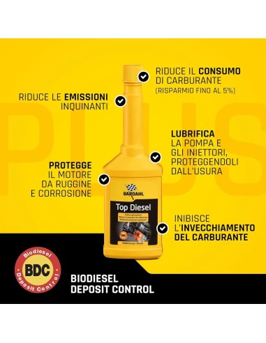 Additivo Gasolio Top Diesel | Pulizia Iniettori Diesel e Migliori Prestazioni