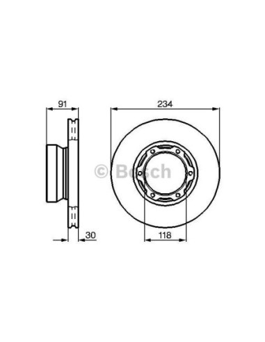 BOSCH DISCO FRENO 0986478407