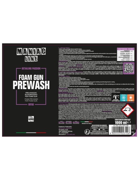MAFRA Foam Gun Prewash - Maniac Line For Car Detailing MF88