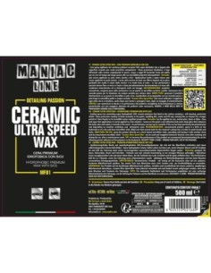 MAFRA Ceramic Ultra Speed Wax - Maniac Line For Car Detailing MF81 2