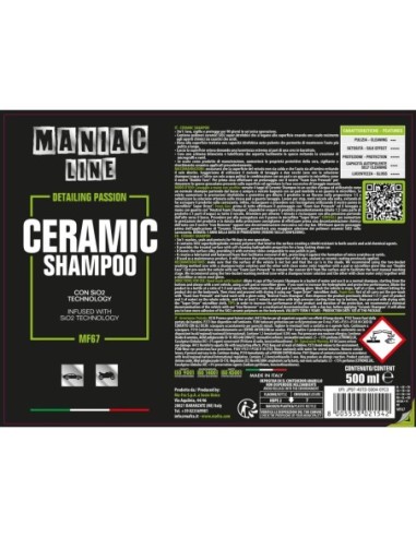 MAFRA Ceramic Shampoo - Maniac Line For Car Detailing MF67