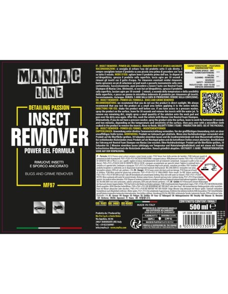 MAFRA Insect Remover - Maniac Line For Car Detailing MF97