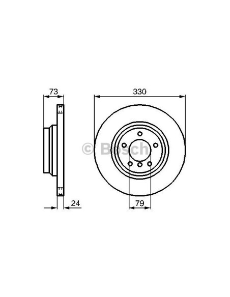 BOSCH DISCO FRENO 0986479215