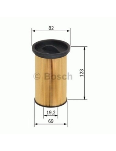 BOSCH FILTRO CARBURANTE 1457431708