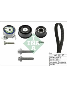 INA KIT CINGHIE DENTATE 530044310